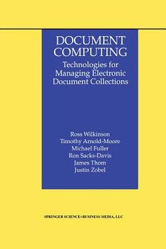portada Document Computing: Technologies for Managing Electronic Document Collections (in English)