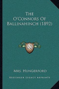 portada the o'connors of ballinahinch (1892)