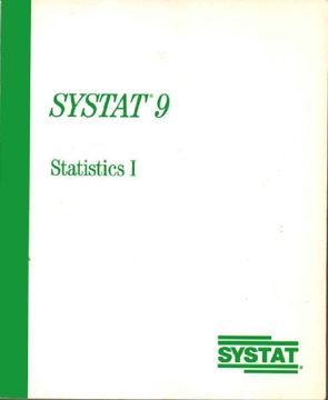 portada Systat 9 Statistics i (en Inglés)