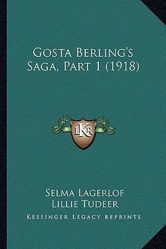 portada gosta berling's saga, part 1 (1918) (in English)