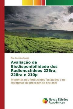 portada Avaliação da Biodisponibilidade dos Radionuclídeos 226ra, 228ra e 210p