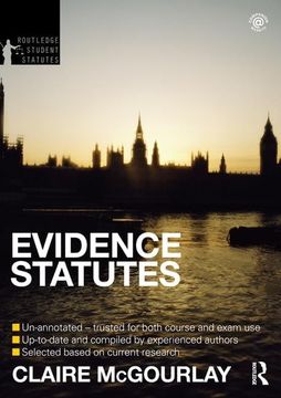 portada Evidence Statutes 2012-2013 (in English)
