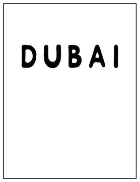 portada Dubai: Black and white Decorative Book - Perfect for Coffee Tables, End Tables, Bookshelves, Interior Design & Home Staging A (en Inglés)