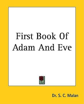 portada first book of adam and eve (en Inglés)