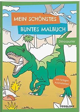 portada Mein Schönstes Buntes Malbuch. Dinosaurier (en Alemán)