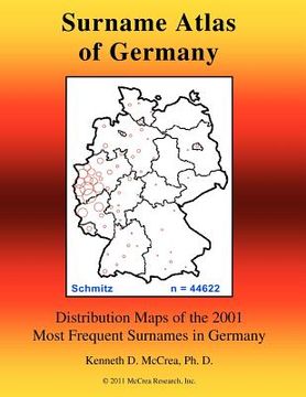 portada surname atlas of germany (en Inglés)