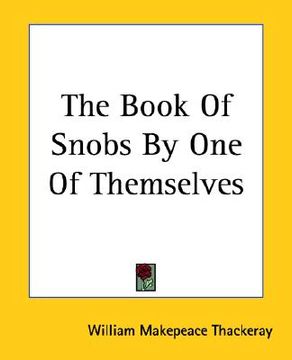 portada the book of snobs by one of themselves (en Inglés)