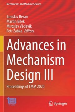 portada Advances in Mechanism Design III: Proceedings of Tmm 2020 (en Inglés)