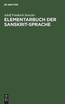 portada Elementarbuch der Sanskrit-Sprache (German Edition) [Hardcover ] (en Alemán)