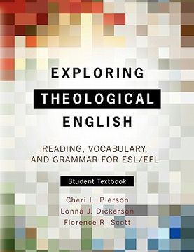 portada exploring theological english: reading, vocabulary, and grammar for esl (in English)