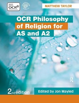 portada OCR Philosophy of Religion for as and A2 (in English)