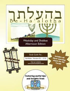 portada Bar/Bat Mitzvah Survival Guides: Be-Ha'alotha (Weekdays and Shabbat Afternoon) (en Inglés)