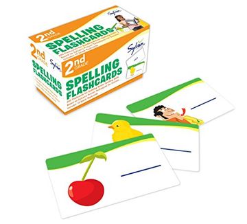 portada 2nd Grade Spelling Flashcards: 240 Flashcards for Building Better Spelling Skills Based on Sylvan's Proven Techniques for Success (Flashcards Language Arts) 