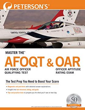 portada Master The™ air Force Officer Qualifying Test (Afoqt) & Officer Aptitude Rating Exam (Oar) 