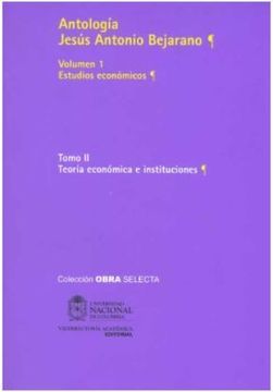 portada Antología Jesús Antonio bejarano vol. 1: Estudios económicos tomo II, teoría economía e instituciones