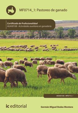 portada Pastoreo de Ganado. Agax0108 - Actividades Auxiliares en Ganadería (in Spanish)