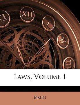 portada laws, volume 1 (en Inglés)