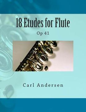 portada 18 Etudes for Flute: Op 41 (en Inglés)
