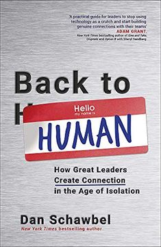 portada Back to Human: How Great Leaders Create Connection in the age of Isolation (in English)