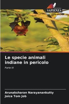 portada Le specie animali indiane in pericolo (en Italiano)