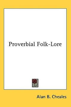 portada proverbial folk-lore (en Inglés)