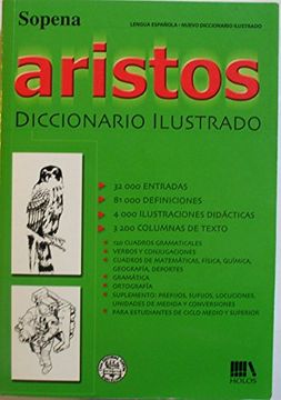 portada Diccionario Ilustrado de la Lengua Española Sopena Aristos. Nueva Edición