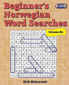 portada Beginner's Norwegian Word Searches - Volume 6 (en Noruego)