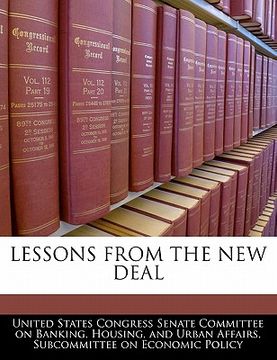 portada lessons from the new deal (en Inglés)