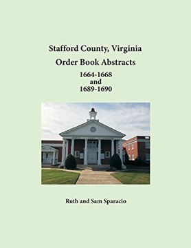 portada Stafford County, Virginia Order Book Abstracts 1664-1668 and 1689-1690