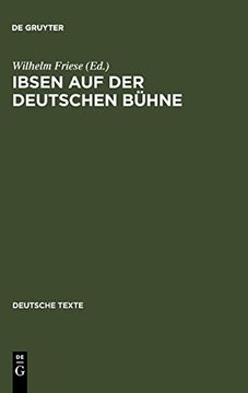 portada Ibsen auf der Deutschen Bèuhne: Texte zur Rezeption (en Alemán)