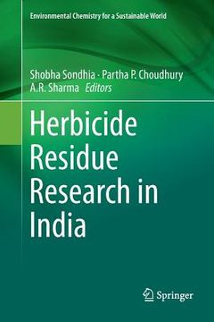 portada Herbicide Residue Research in India (en Inglés)