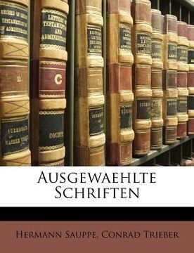 portada Ausgewaehlte Schriften (en Alemán)