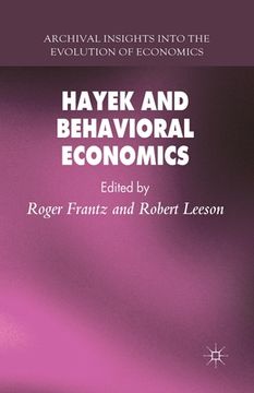 portada Hayek and Behavioral Economics (en Inglés)