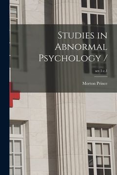 portada Studies in Abnormal Psychology /; ser.5 c.1 (en Inglés)