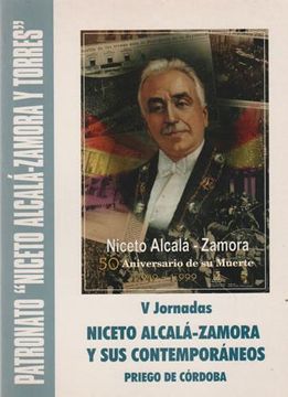 portada V Jornadas "Niceto Alcalá-Zamora y sus Contemporáneos"