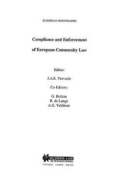 portada compliance and enforcement of european community law