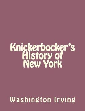 portada Knickerbocker's History of New York