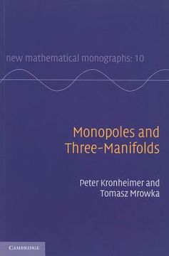 portada monopoles and three-manifolds (en Inglés)