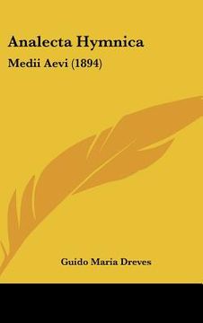 portada analecta hymnica: medii aevi (1894) (en Inglés)