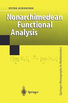 portada nonarchimedean functional analysis (en Inglés)