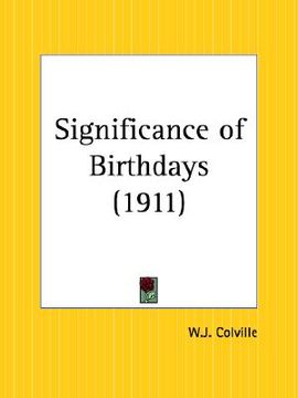 portada significance of birthdays (en Inglés)