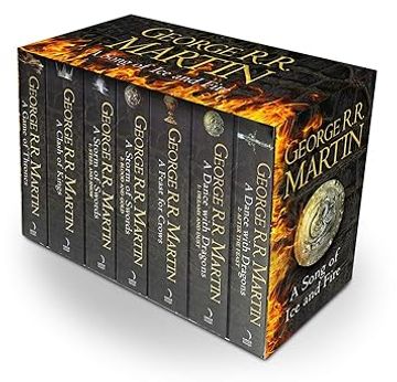 portada A Song of Ice and Fire, 7 Volumes: The box-set collection for the bestselling classic epic fantasy series behind the award-winning HBO and Sky TV show and phenomenon GAME OF THRONES (en Inglés)