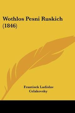 portada Wothlos Pesni Ruskich (1846)