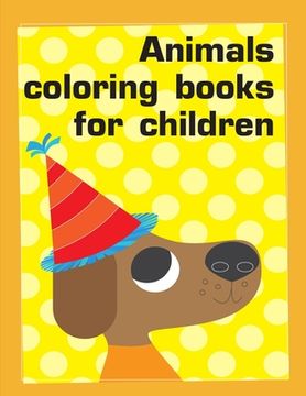 portada Animals coloring books for children: Super Cute Kawaii Coloring Pages for Teens (en Inglés)
