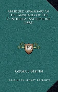 portada abridged grammars of the languages of the cuneiform inscriptions (1888)