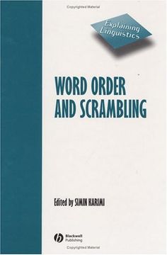 portada word order and scrambling (en Inglés)