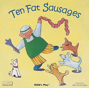 portada Ten fat Sausages: Gaint Editon (Classic Books With Holes) (en Inglés)