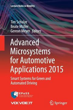 portada Advanced Microsystems for Automotive Applications 2015: Smart Systems for Green and Automated Driving (en Inglés)