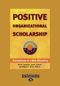 portada Positive Organizational Scholarship (Large Print 16pt)