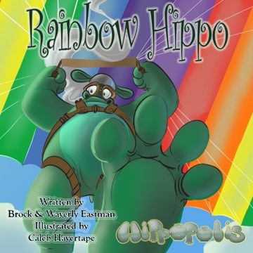portada Rainbow Hippo: Learning Colors (Hippopolis) (Volume 1)